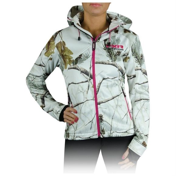 FXR Jackets & Blazers - Women's FXR compound Camo Softshell Hooded Jacket size small 6